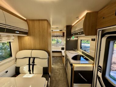 Interior layout of a SpringLight motorhome for choosing the right motorhome in New Zealand