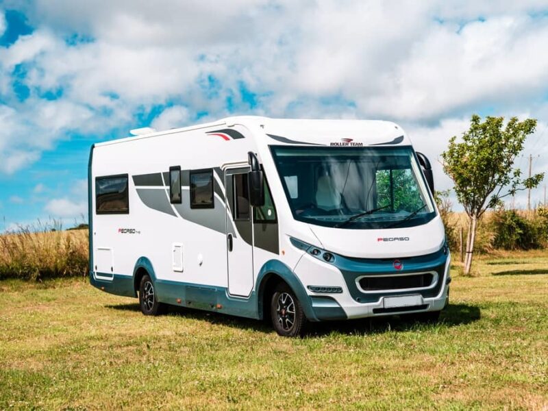 Astro 4 berth rear lounge motorhome exterior
