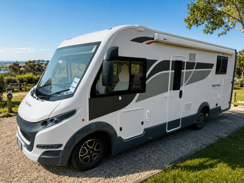 Pluto II 4 berth island bed motorhome exterior